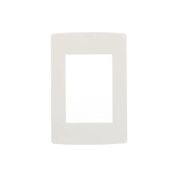 Plaqueta 4 módulos s/bastidor bianco reale Silight SK3154