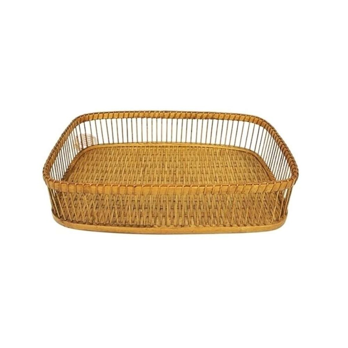Cesto Rectangular 40X27Xh9Cms - Bambu 
