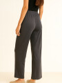 Pantalon Tobb Gris Melange Oscuro