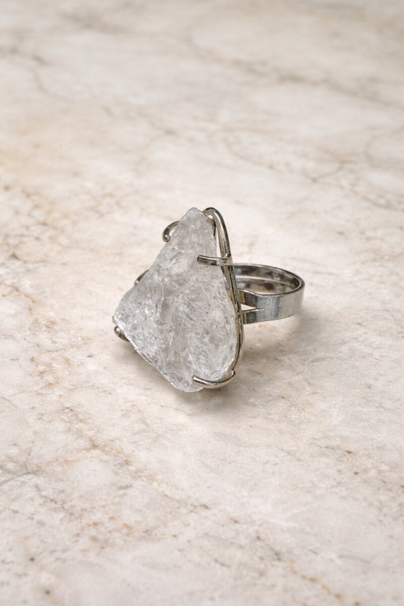 Raw Stone Ring - Traslucido 