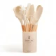 Set Utensilios Cocina Inicial Silicona Madera Plus Gourmet Crema