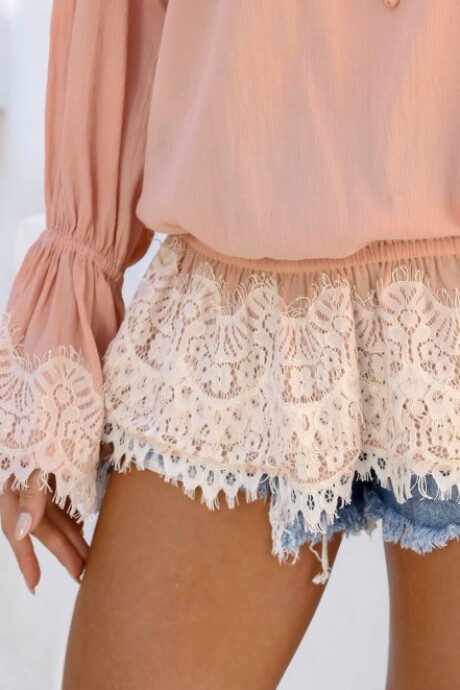 Blusa Alice Nude