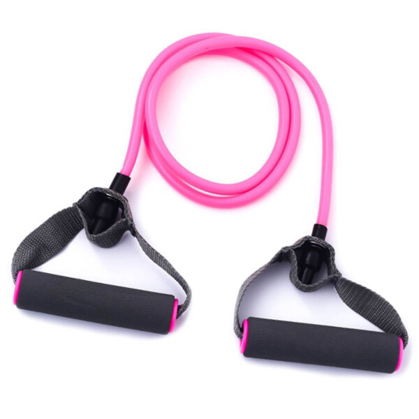 Banda Elástica Live Up TONING TUBE 6X9X1200MM Rosado-gris