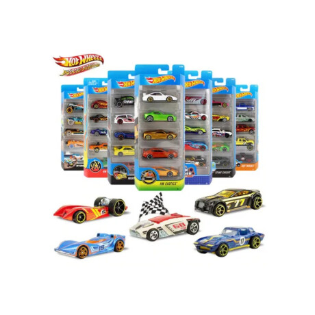 Pack 5 Autitos Hot Wheels Multicolor