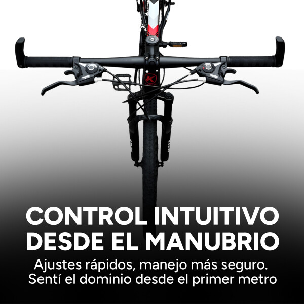 Bicicleta Kajla Montaña Rodado 26 Freno Disco 21 Velocidades Color Negro Rojo