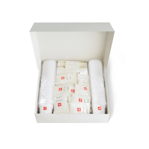Kit descartables illy: 100 unidades Kit descartables illy: 100 unidades