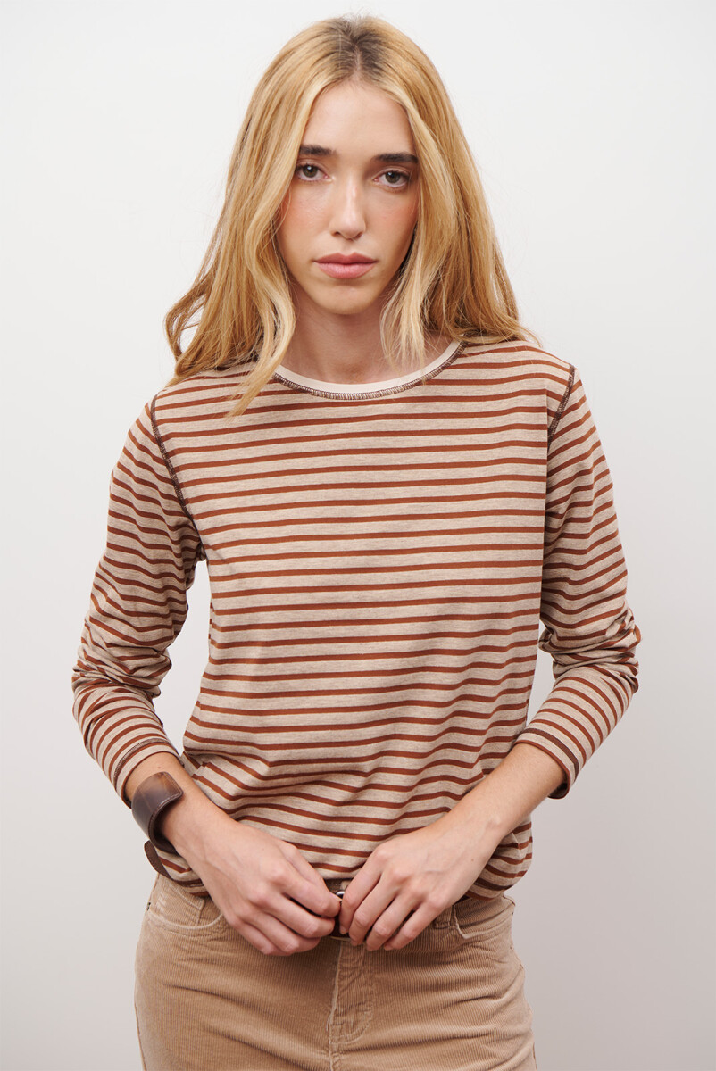 REMERA JAMIE - BEIGE 