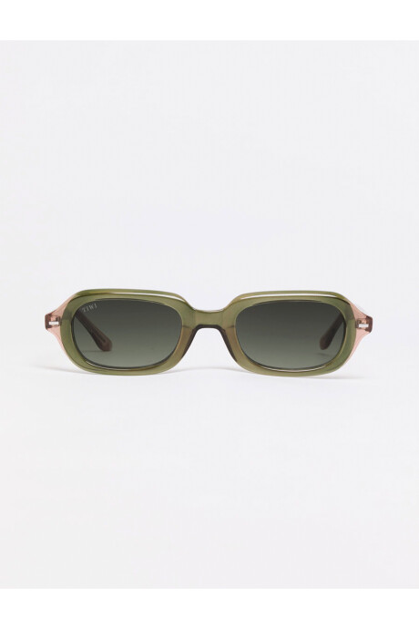 Tiwi Bennett - 612 Shiny Bicolor Green / Pink With Burgundy Grad