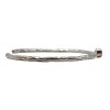 Brazalete Delhi - Plata rodinada 925 - Piedra agua marina-BR2016 conpiedra