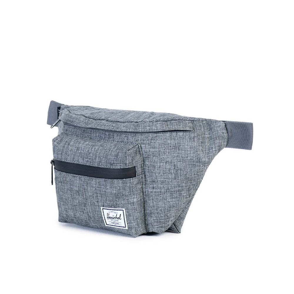 Canguro Herschel Seventeen Unisex Raven Crosshatch