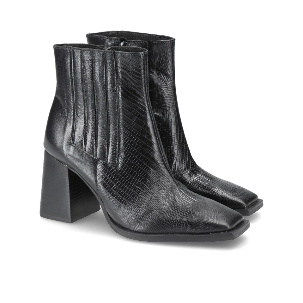BOTA CUERO OVADA - NEGRO 