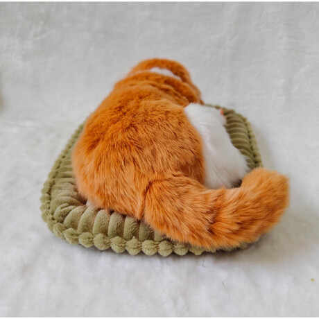 Peluche Respira Gato Perro C/Cama Mascota Sonido Perro