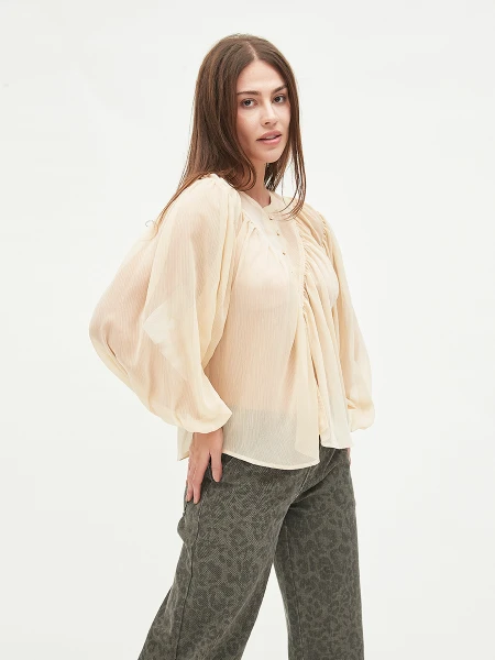 BLUSA MORITAN BEIGE