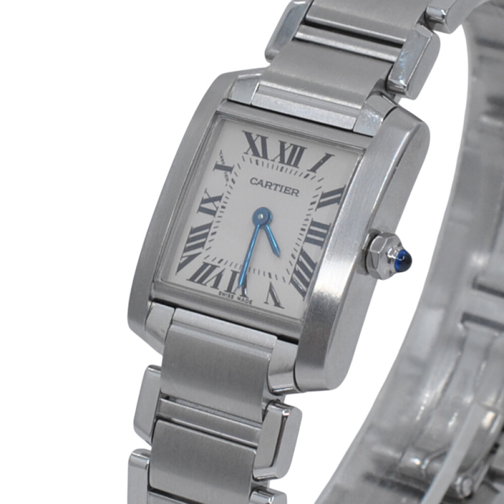 Cartier Tank Francaise modelo 2384 quartz de acero Cartier Tank Francaise modelo 2384 quartz de acero