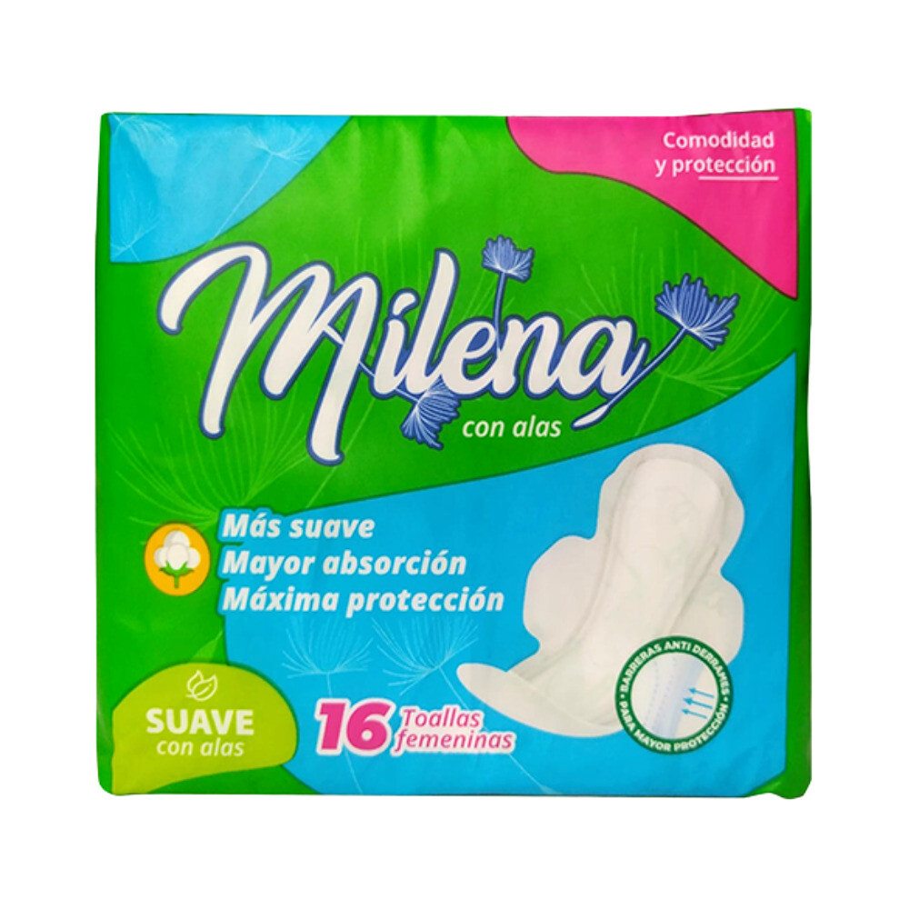 MILENA TOA HIG NORMAL ALGODON C A 16 UN única