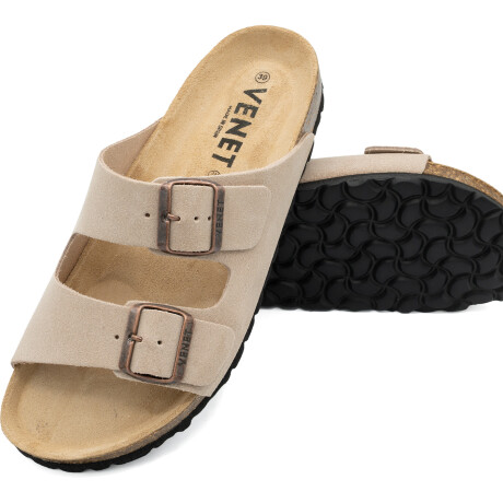 SANDALIAS VENET - CUERO PARIS BEIGE