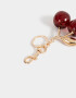 Llavero Glitter Llavero Y Charm "girly Coffee Era" - Rojo Medio
