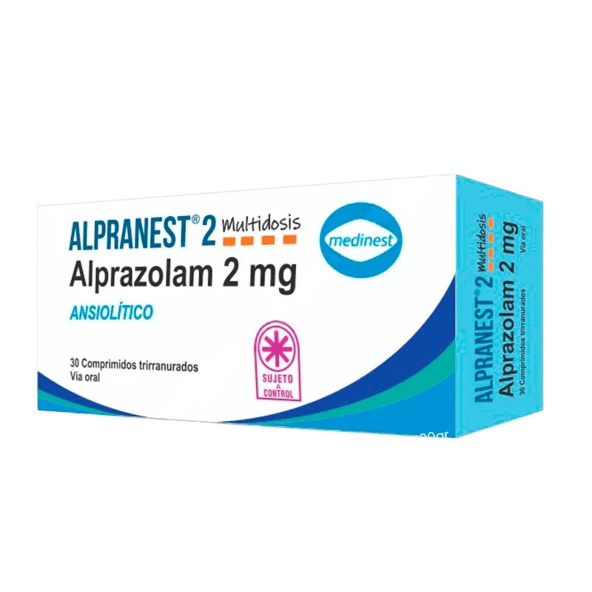 ALPRANEST 2 MG. CJ X 30 COMP. MULTIDOSIS 