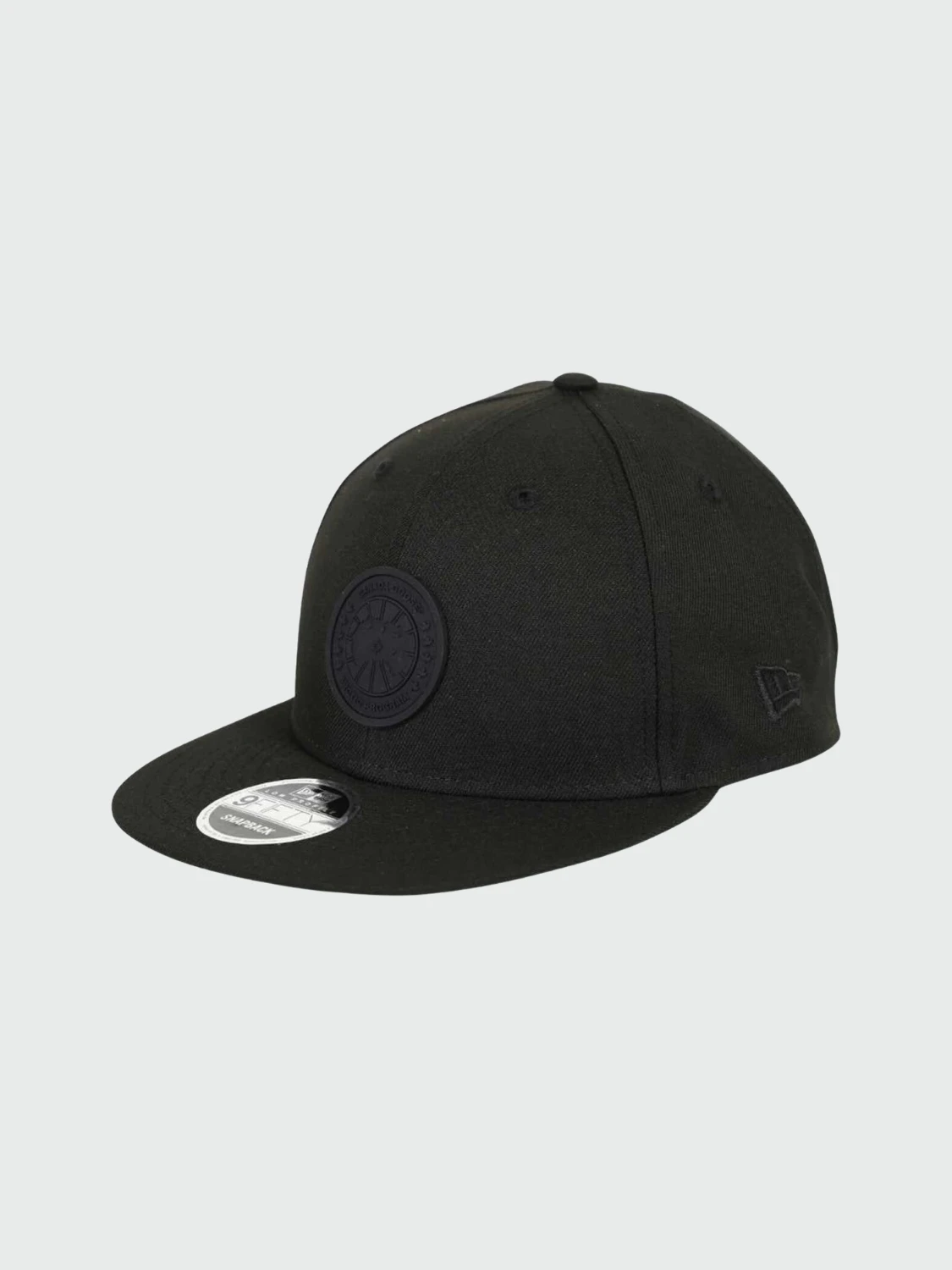 Canada Goose -Gorro de poliéster con visera, Artic disc Negro