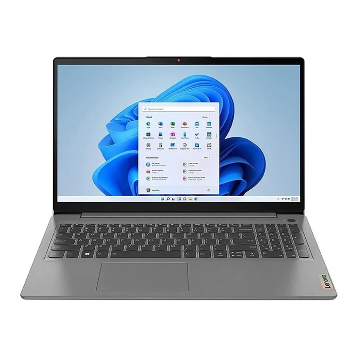 Notebook Lenovo 15IAN8R Ref. Core i3-N305. RAM 8GB DDR5. Disco Sólido 256GB. Pantalla 15.6" Full HD. Win11 