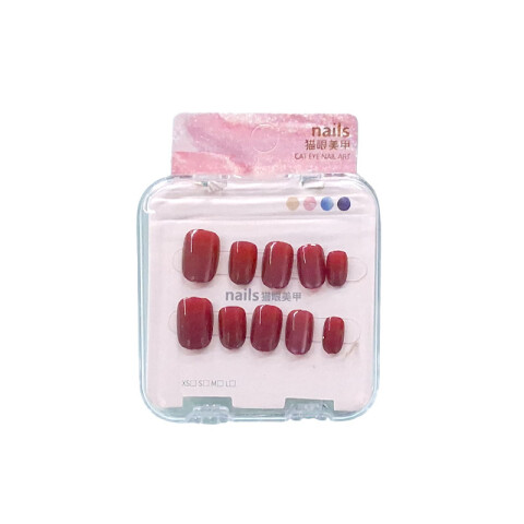 Uñas postizas efecto ojo gato Uñas Postizas Efecto Ojo Gato