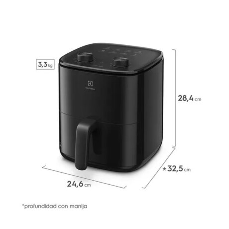 Freidora de Aire Electrolux 3Lts Negro