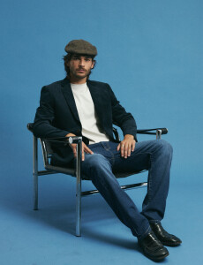 080687 PANTALON HARRINGTON LABEL Azul
