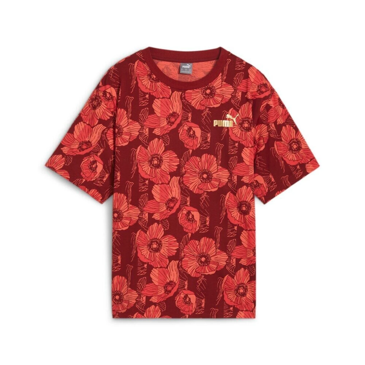 ESS+ CLASS ACT AOP TEE - Rojo 