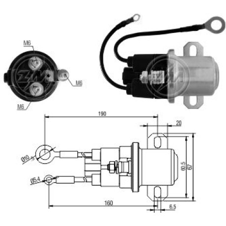 AUTOMATICO DE ARRANQUE VOLVO B12 FH12 FM12 24V MITSUBISHI ZM AUTOMATICO DE ARRANQUE VOLVO B12 FH12 FM12 24V MITSUBISHI ZM