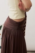 Falda Espurna MARRON