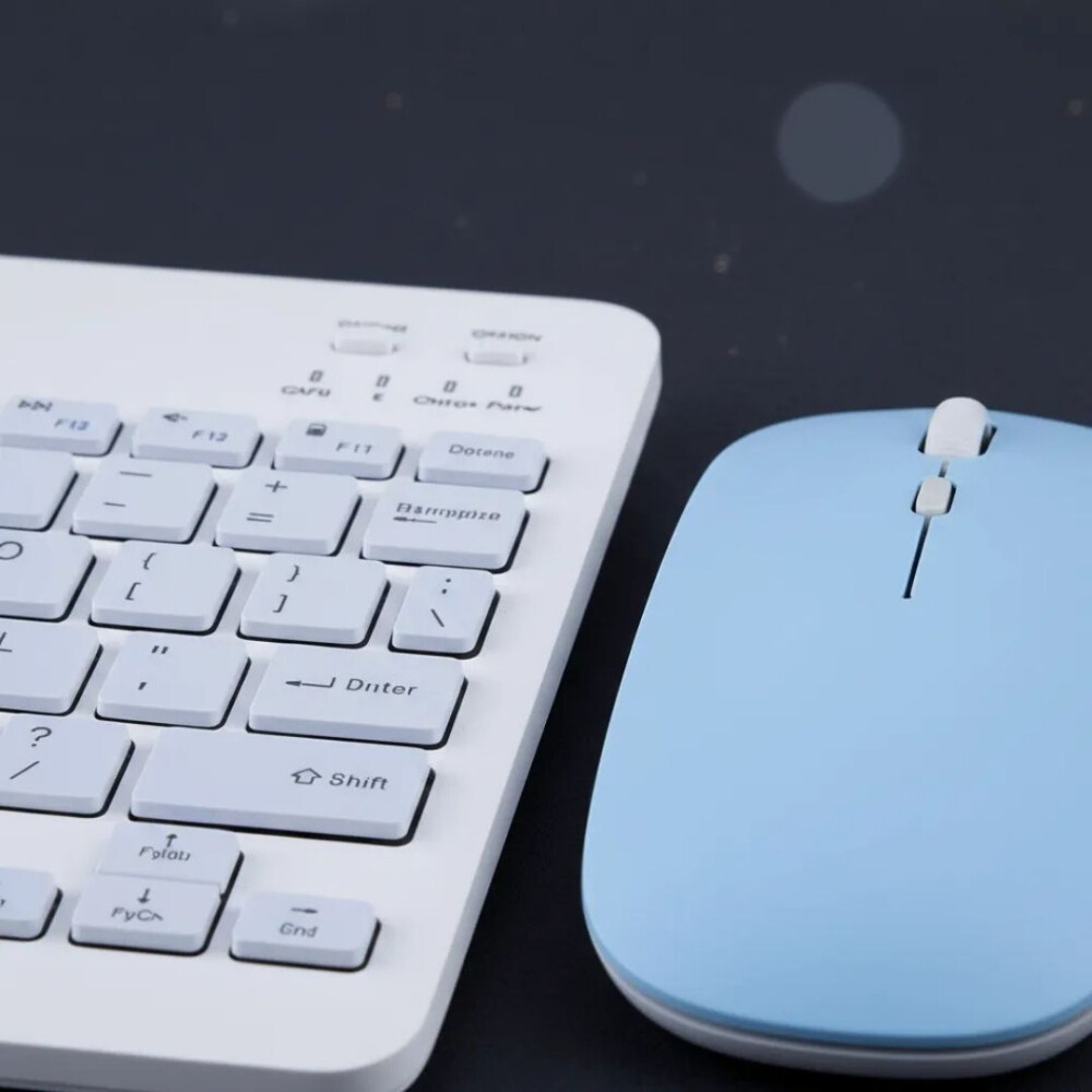 Kit Teclado + Mouse Inalámbrico CELESTE