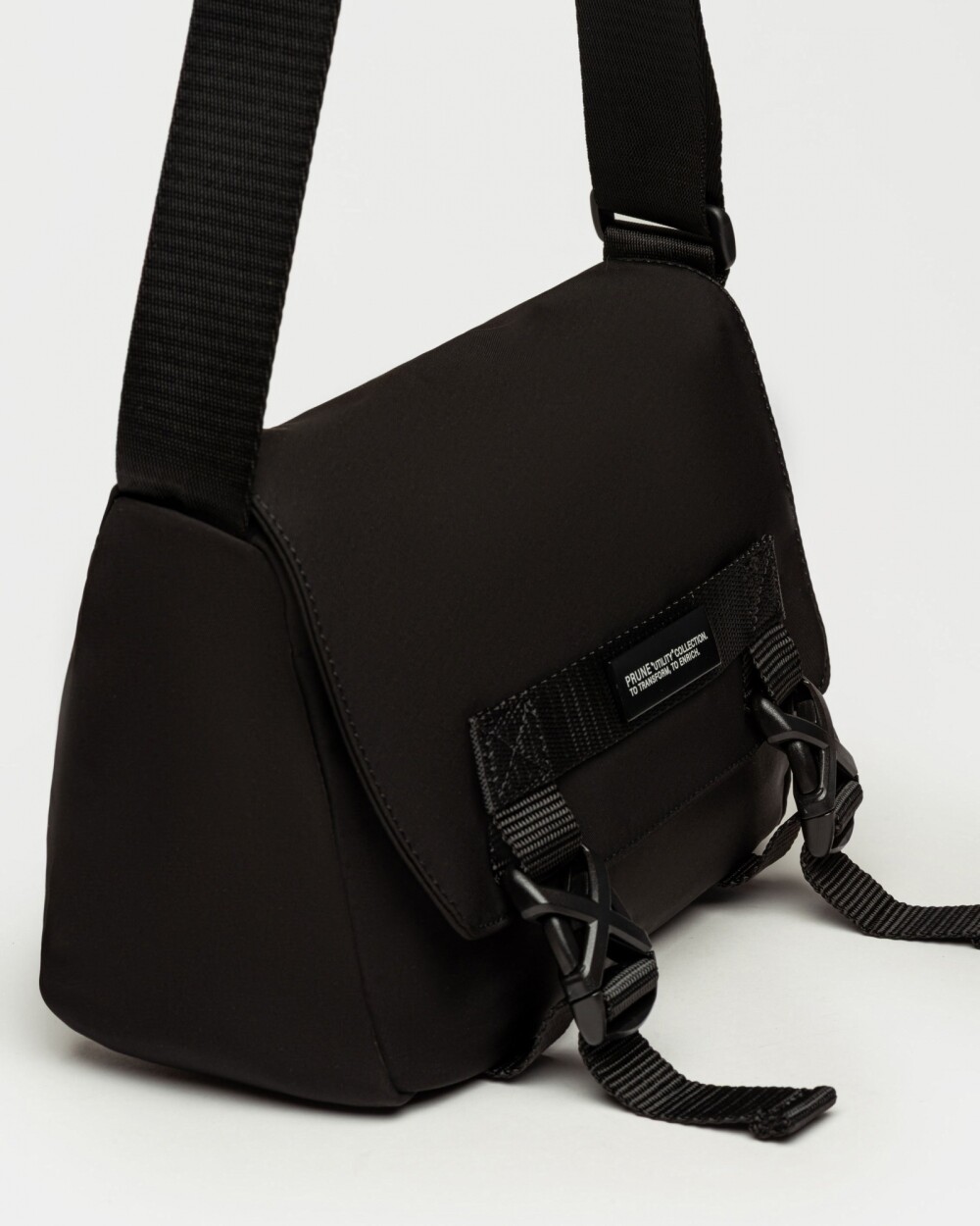Bandolera Phoenix en nylon Unisex Negro