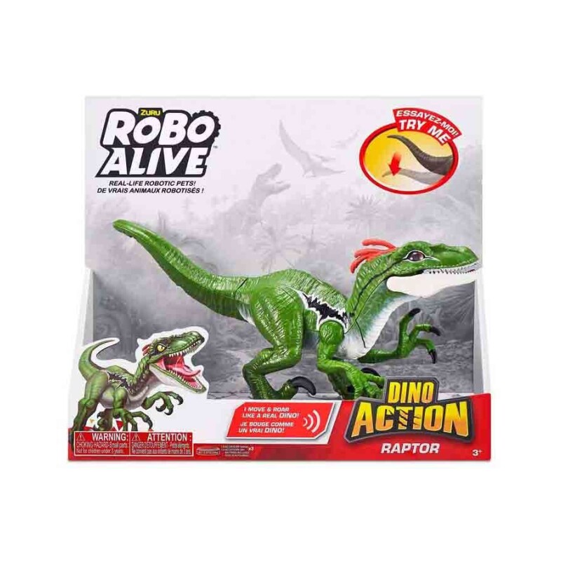Robo Alive Dino Action Raptor ROBO ALIVE DINO ACTION RAPTOR