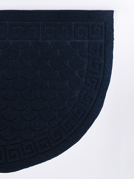 ALFOMBRA MEDIA LUNA AZUL