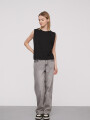 Remera Hortensia Negro