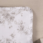 Juego de Sábana Amelia 200h Rosas Beige Queen