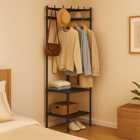 MUEBLE PERCHERO ESQUINERO PARA ROPA ZAPATOS MUEBLE PERCHERO ESQUINERO PARA ROPA ZAPATOS