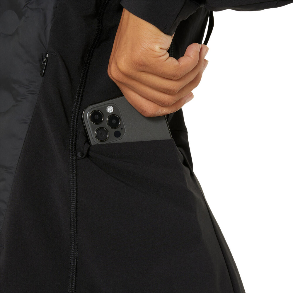 Casaca Running Road Winter Jacket Mujer Performance Black