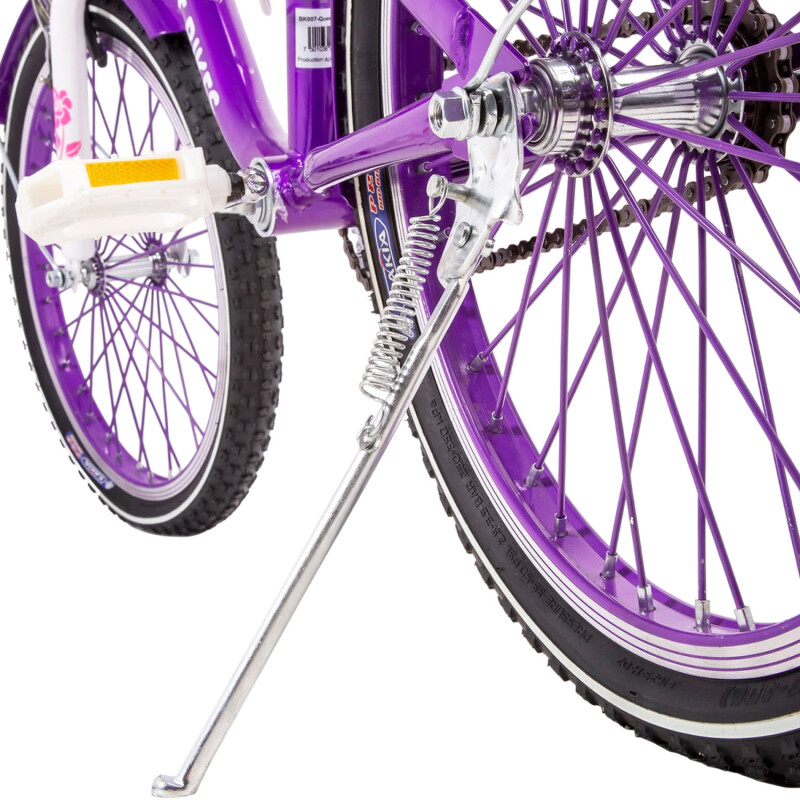 Bicicleta Infantil Bebesit Queen Rodado 20 Con Frenos V-Brake Y Canasto Violeta