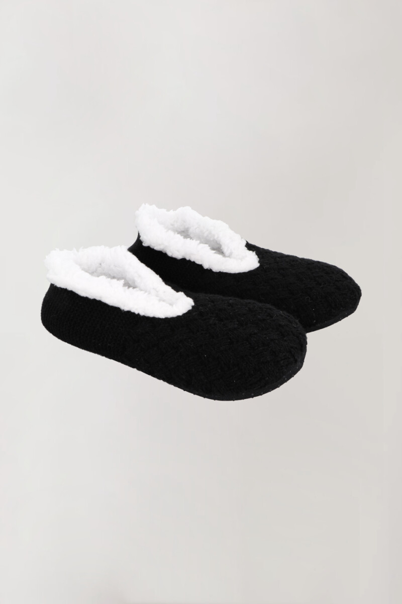 Pantumedias con antideslizante Negro