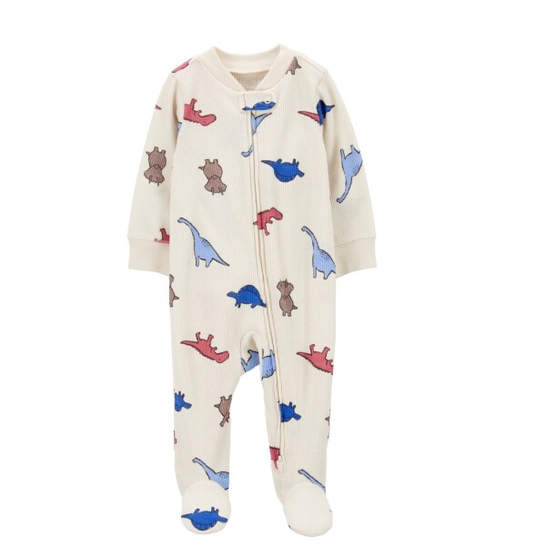 Enterito Carters Textura algodon Dino Beige