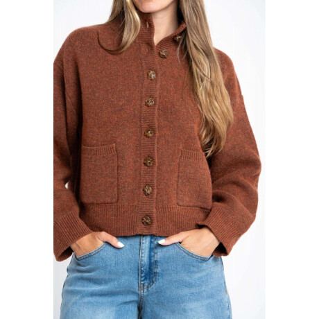 Cardigan Lana Chocolate