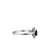 Anillo Almendra Amatista y Zirconia . Plata 925 - AN4748 sinpiedra