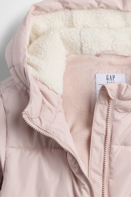 Campera Warmest Larga Niña Dull Rose