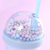 Vaso De Plástico Doble Capa Con Sorbito - Pastel - 380ml Vaso De Plástico Doble Capa Con Sorbito - Pastel - 380ml