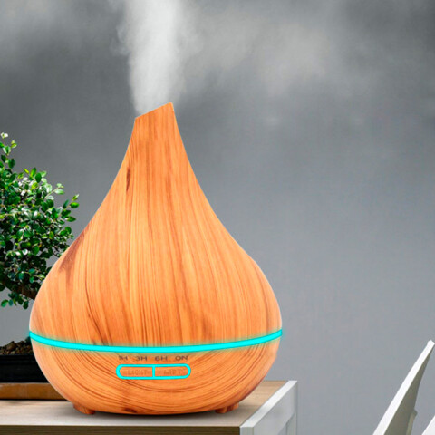 Humidificador difusor aromático de madera Humidificador difusor aromático de madera