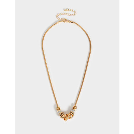 Collar Corto Multi Dijes Dorado