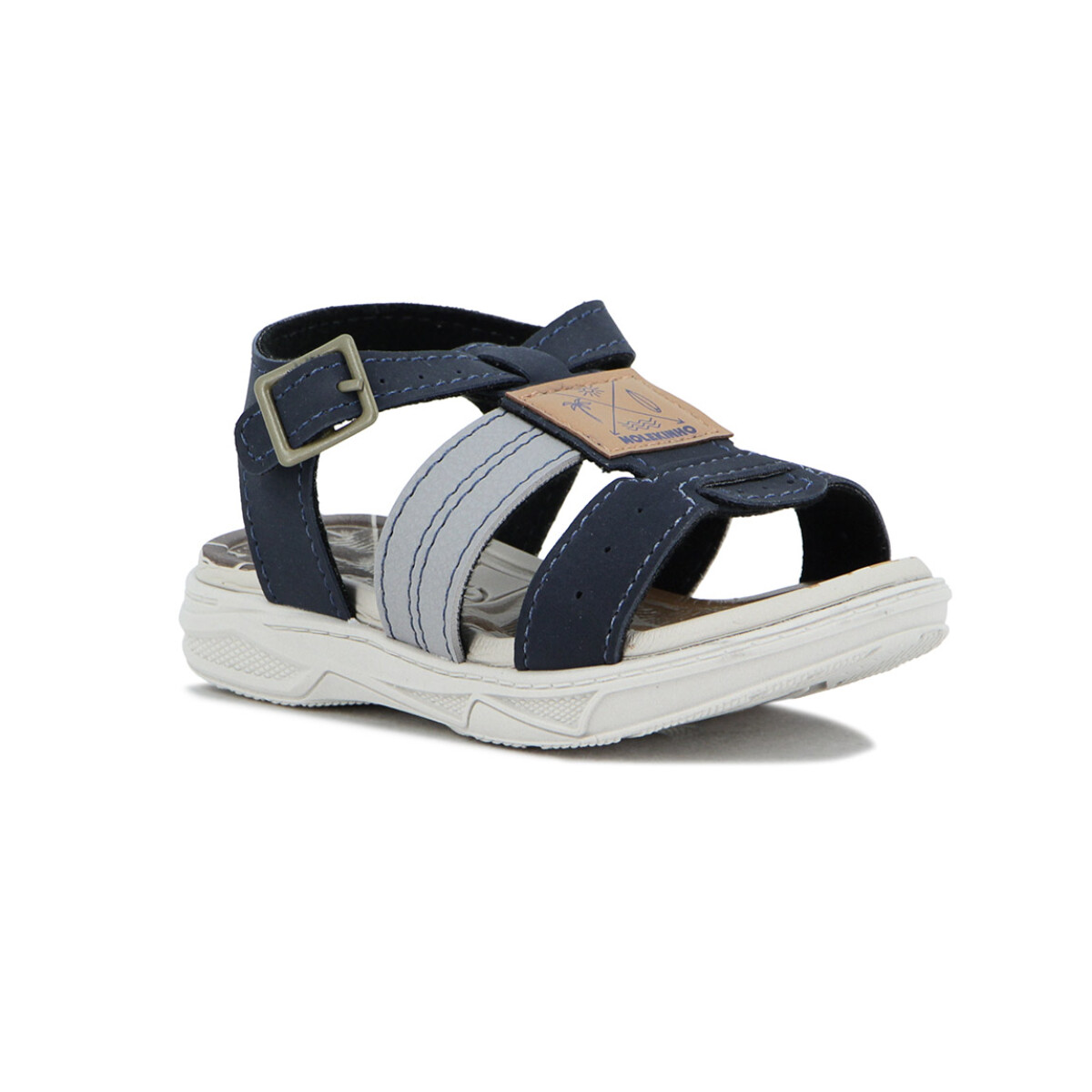 Molekinho Sandalia Casual Infantil Napa Moscou Neo/napa Flot Rust Neo - Marino-gris 