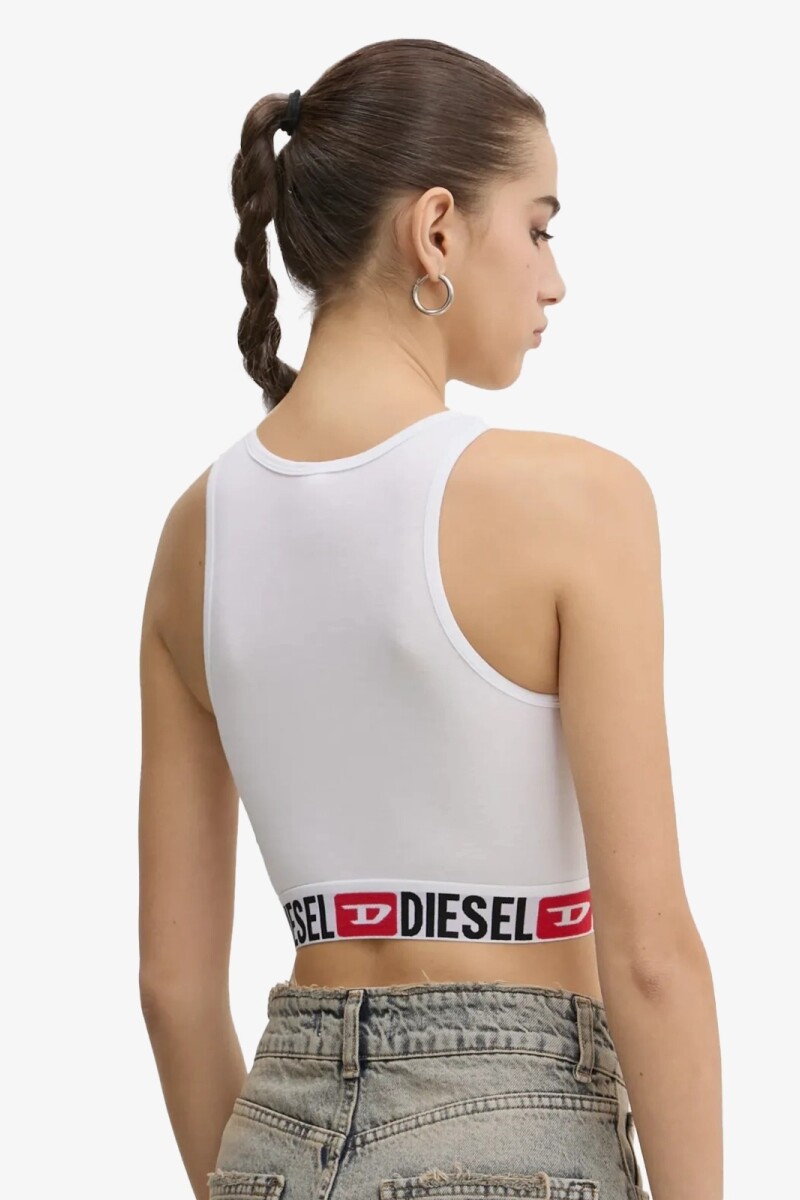 SANDRA-D-CORE TANK Blanco