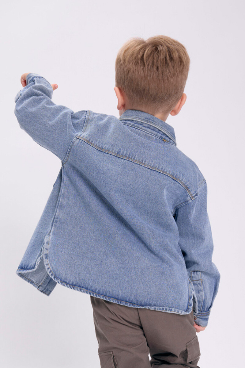 Sobrecamisa jean Azul Claro